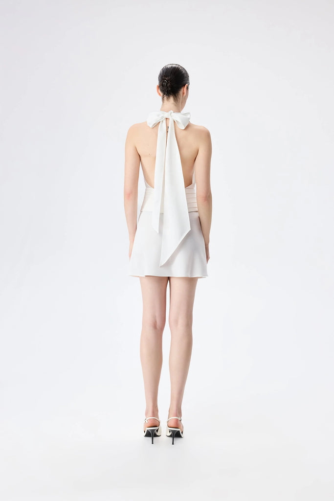 ila monica open back satin mini dress ILA SPRING / SUMMER 25 MONICA
