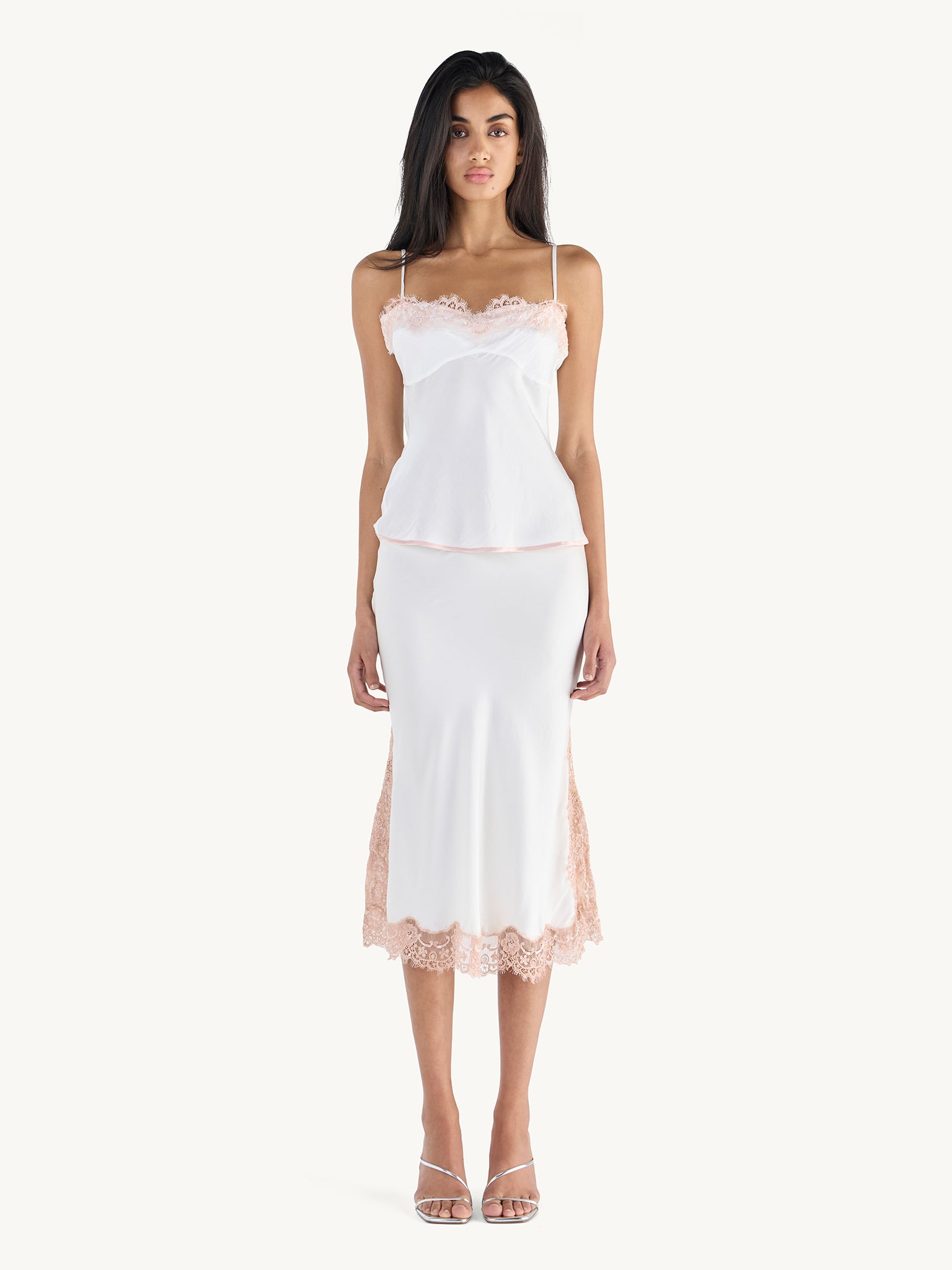 nikolina midi dress Nikolina Midi Skirt Salt/PinkSalt / S