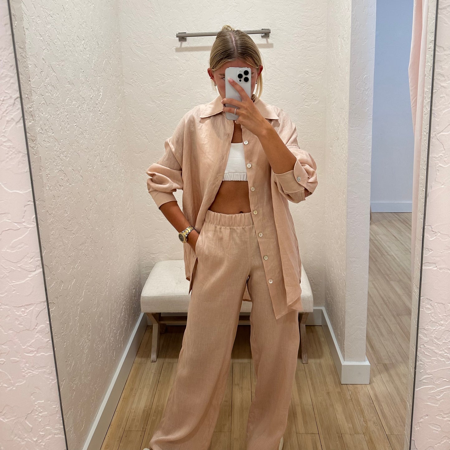 The Paulie Linen Pant